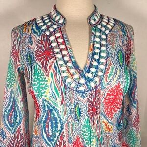 Lilly Pulitzer- Colorful Patterned Women's Top